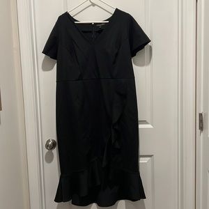 Lane Bryant Midi Length Ruffle Cut Dress Women’s Size 20